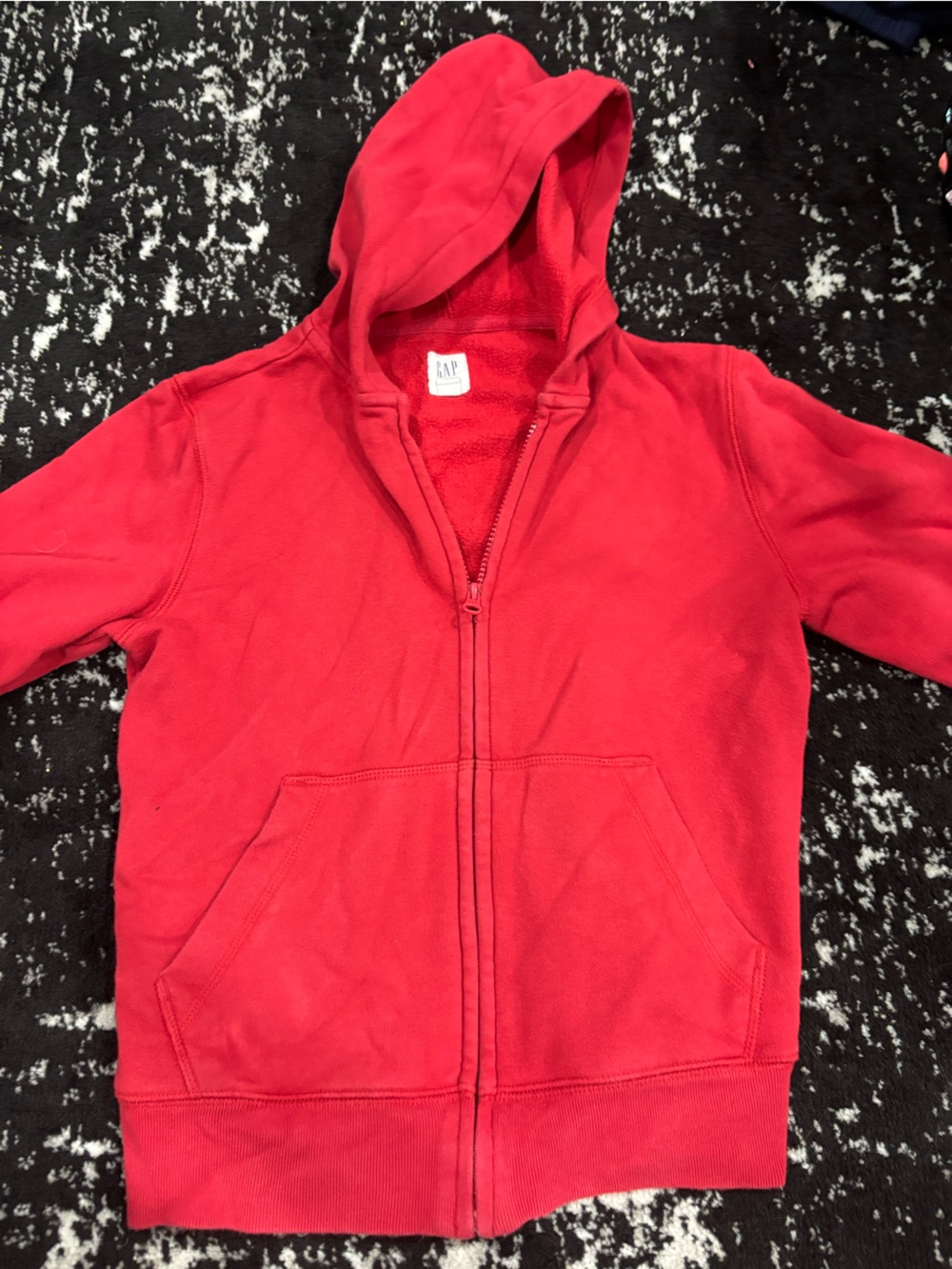 GAP Kids Bright Red Full-Zip Hoodie